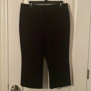 Petite stretched capri work pants
